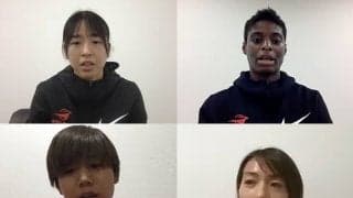 【WリーグプレーオフSFリモート会見】トヨタ自動車の三好は「最後に優勝できるように」、富士通の町田は「速いバスケットを展開したい」と意気込む