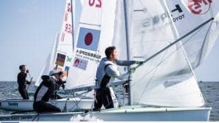 岡田／外薗18位へ。ポルトガル470世界選手権2日目