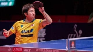 水谷隼、元ドイツ代表のベテランカットマンに完敗＜WTTスターコンテンダードーハ＞