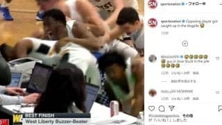 米大学バスケで悲劇　敗者1人がなぜか歓喜の輪でもみくちゃ…海外衝撃「トラウマだ」