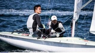 岡田／外薗、14位へ上昇。ポルトガル470級世界選手権3日目成績