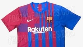 バルサ 来季ユニのデザインが鮮明に、エンブレムの十字架が右胸に