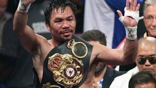 パッキャオ、日本のリングに上がった23年前のライセンス画像に反響「いい写真だね」