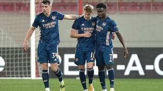 ウーデゴールの移籍後初弾を含む3発でアーセナルが敵地で先勝！《EL》