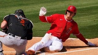 【MLB】大谷翔平、2度目マルチで打率.538　指揮官は走塁絶賛「砂まみれ」「気に入った」