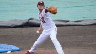 楽天涌井、OP戦が雨天中止もライブBPで調整登板　打者18人に対し3安打6奪三振