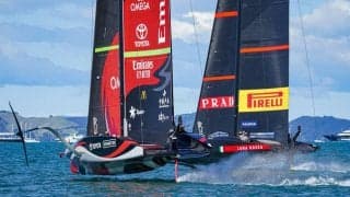 ACニュージーランドvsイタリア、完全互角の戦いが続く