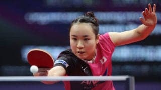 伊藤美誠、2大会連続Vへ王手　“日韓五輪代表対決”に完勝＜WTTスターコンテンダードーハ＞