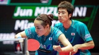五輪代表・水谷隼/伊藤美誠、韓国ペアに苦杯　決勝進出ならず＜WTTスターコンテンダードーハ＞