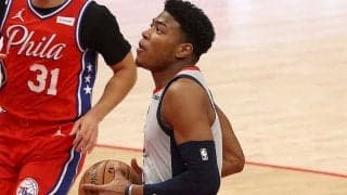 八村塁、日本人初のNBA通算1000得点達成　76ers戦で9得点…アジア人では3人目快挙