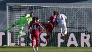 ベンゼマが91分に逆転弾 エースの2ゴールでレアルが優勝争いに踏みとどまる勝点３