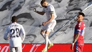 ベンゼマがスーペルゴラッソで劇的逆転勝利に導く!　S・ラモス＆アザール復帰のマドリーがCLアタランタ戦に弾み《ラ・リーガ》