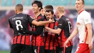 鎌田が同点弾、ライプツィヒとフランクフルトの上位対決は痛み分け《ブンデスリーガ》