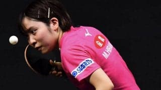 平野美宇、1年ぶり国際大会から帰国　石川佳純とのペアに手応え