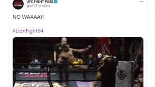 “トルネード・ハイキック”で48秒殺　90kg超大男の大技に米ファン震撼「まるでゲーム」