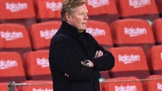 クーマン監督がVARに疑問「PKはクレイジー」、偉大な記録樹立のメッシにも言及「我々と一緒にいることに感謝」