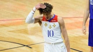 【NBA】20歳逸材、敵の上からぶち込む“迫力ダンク”に米興奮「エドワーズとどっちが凄い？」