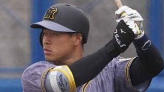 阪神ドラ1佐藤輝、プロ野球タイ記録の「新人OP戦5号」　ヤクルト相手に“開幕戦デモ”