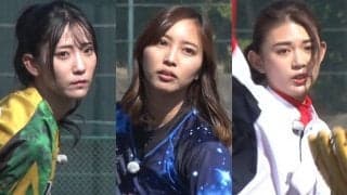 OL左腕が頂点に！　100キロ超えが3人、話題の“野球女子”がスピードガン対決