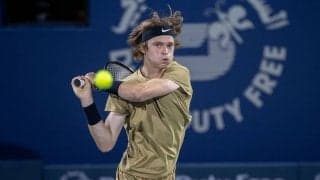 ルブレフが世界30位のフリッツにストレートで完勝! ATP500の連勝記録で単独2位に