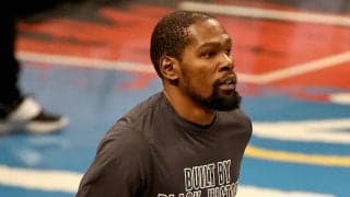 ハムストリングを痛めて欠場が続くケビン・デュラントの復帰は数週間先か？