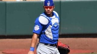 【MLB】一体、何キロ出ている？　盗塁刺された走者も笑うしかない「正真正銘のミサイル」