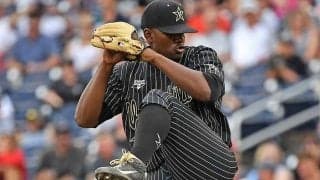 防御率「0.58」＆奪三振率「13.9」　逸材大学生の“急落カーブ”に米絶賛「チートだ」