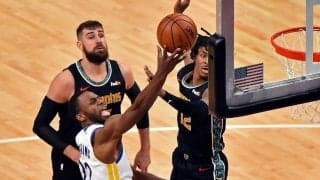 エース欠場の穴をチームでカバーしたウォリアーズがグリズリーズに勝利、アンドリュー・ウィギンズは40得点を記録