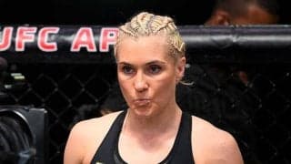 日本でも活躍のUFC女子選手、意識朦朧の転倒シーンに米衝撃「こんなの見たことない」