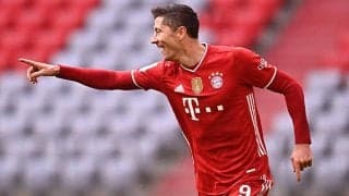 レヴァンドフスキがブンデス歴代単独2位のゴール数に！ 昨季記録の自己ベストも更新