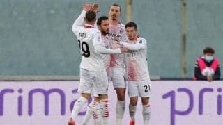 イブラ先発復帰のミラン、フィオレンティーナとの打ち合いを制す《セリエA》