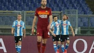 メルテンスのドッピエッタでナポリがローマとのCL出場権争うデルビー・デル・ソーレに快勝《セリエA》