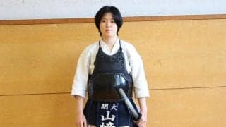 試合後インタビュー　山﨑里奈／ 全日本女子剣道選手権大会