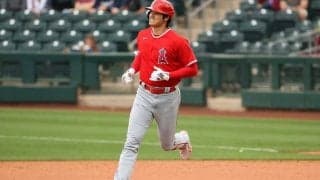 【MLB】大谷翔平は3打数1安打、第2打席で中前打＆二盗　OP戦10試合連続安打に