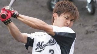 「左足の内転筋が最高」　ロッテ藤原恭大、鬼気迫る表情も「やっぱりイケメン」