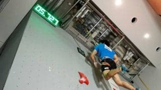 楢崎智亜の「5.72秒」。スピードクライミングで日本人初のメダル獲得も