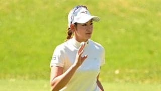 原英莉花、2021年ベストスコアの「68」　上下白ウェアに込めた思い「今週は絶対勝つ」