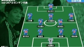 久保建英と三笘薫が初共演！ U-24日本代表のスタメン発表!《国際親善試合》