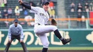 中京大中京・畔柳亨丞の投球を指揮官も称賛。中日ドラ１の高橋宏斗と「遜色ない」