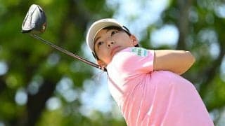 渋野日向子、連続ダボで「74」　渡米前最後の試合でV遠のく「ちょっと悲しいです」