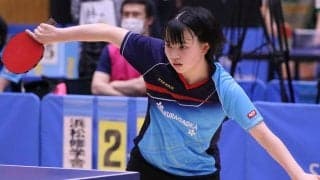 女子4強決定　第2シードの桜丘、1年生小林りんごがラストで勝利＜卓球・全国高校選抜＞