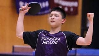 鶴岡東エース・櫻井、ラストで大逆転劇　男子学校対抗準々決勝＜卓球・全国高校選抜＞