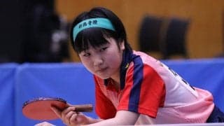卓球・全国高校選抜最終日　男女シングルス2部で決勝進出者決まる