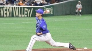 DeNA平良拳太郎、古巣・巨人相手に5回まで完全投球！　1点リードで中盤戦へ
