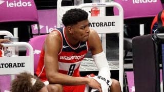 八村塁がディフェンスについて「守る前の準備が大事じゃないかなと思っています」