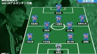 久保建英と板倉滉のみが連続スタメンで9名変更！ U-24日本代表スタメン発表