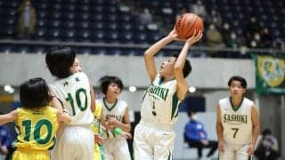 【全国ミニバス2021】キレのあるドライブやジャンプショットで「夢はWNBAの舞台！」