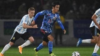 2アシストのMF久保建英「本当に文句ない勝利」、FW林大地とのコンビも「やりやすい」