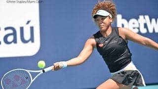 大坂なおみ、準々決勝進出！　メルテンスの強打に対応してストレート勝利 [ マイアミ・オープン]