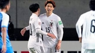 日本代表初ハットのFW大迫勇也「チームメイトに感謝」、W杯出場に向けて「戦えるチームになりたい」